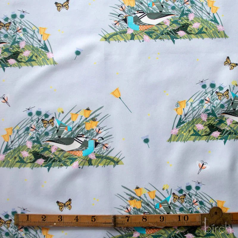 Iconic Vol. 2 by Charley Harper- Small Once Their was a Field CH-452 Half Yard- 2026 - Modern Fabric Shoppe
