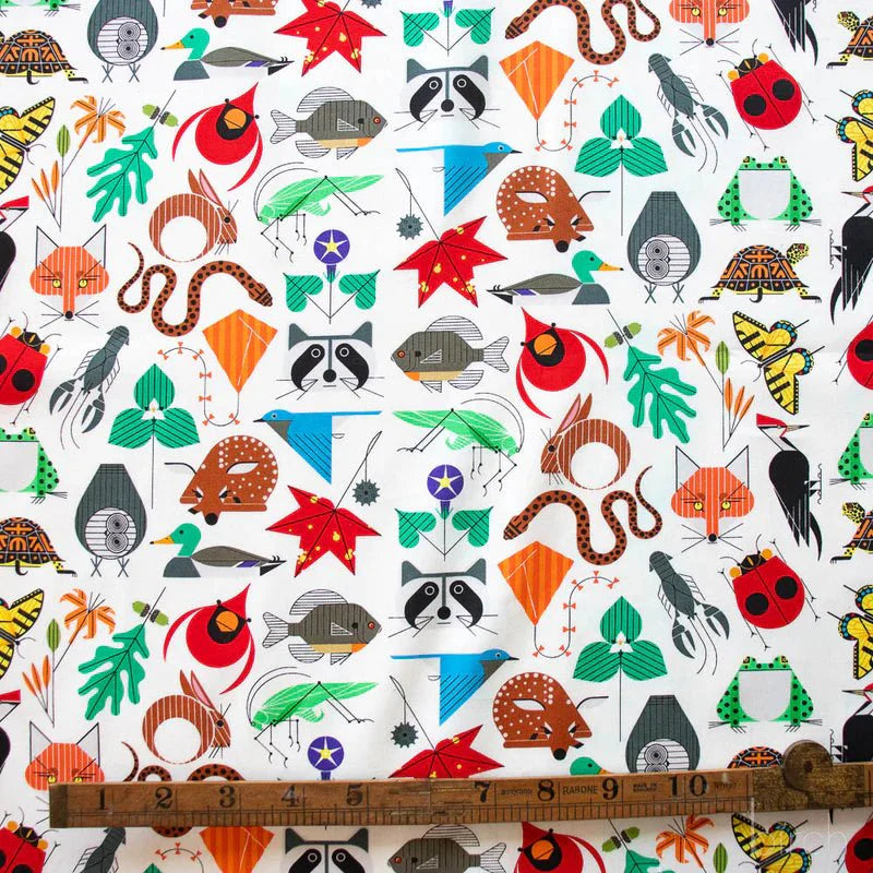 Iconic Vol. 2 by Charley Harper- Small Space for All Species CH-410 Half Yard- 2026 - Modern Fabric Shoppe