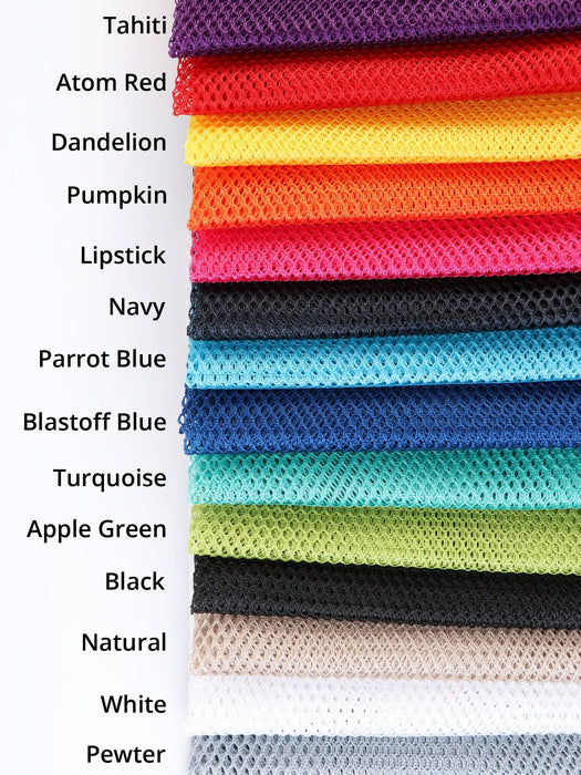 By Annie Light-Weight Mesh, 14 different colors, Half Yard 18"x54"