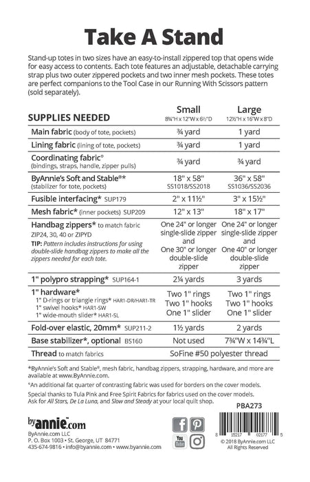 By Annie- Take A Stand- Stand-Up Tote