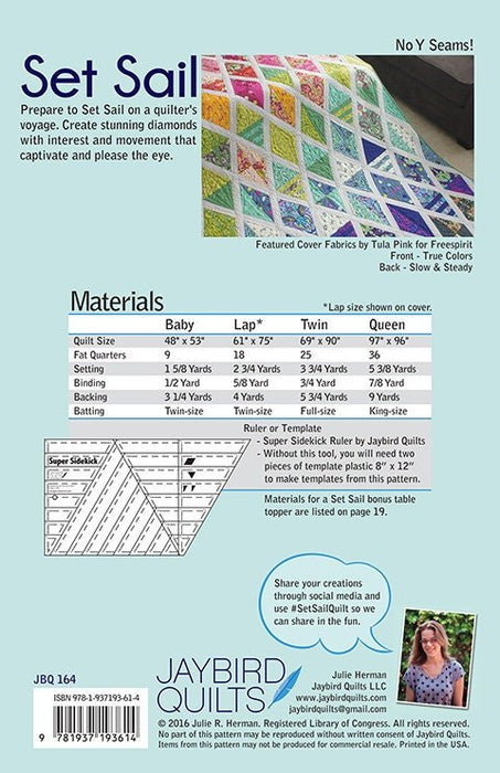 Set Sail Quilt Pattern By Jaybirds Quilts