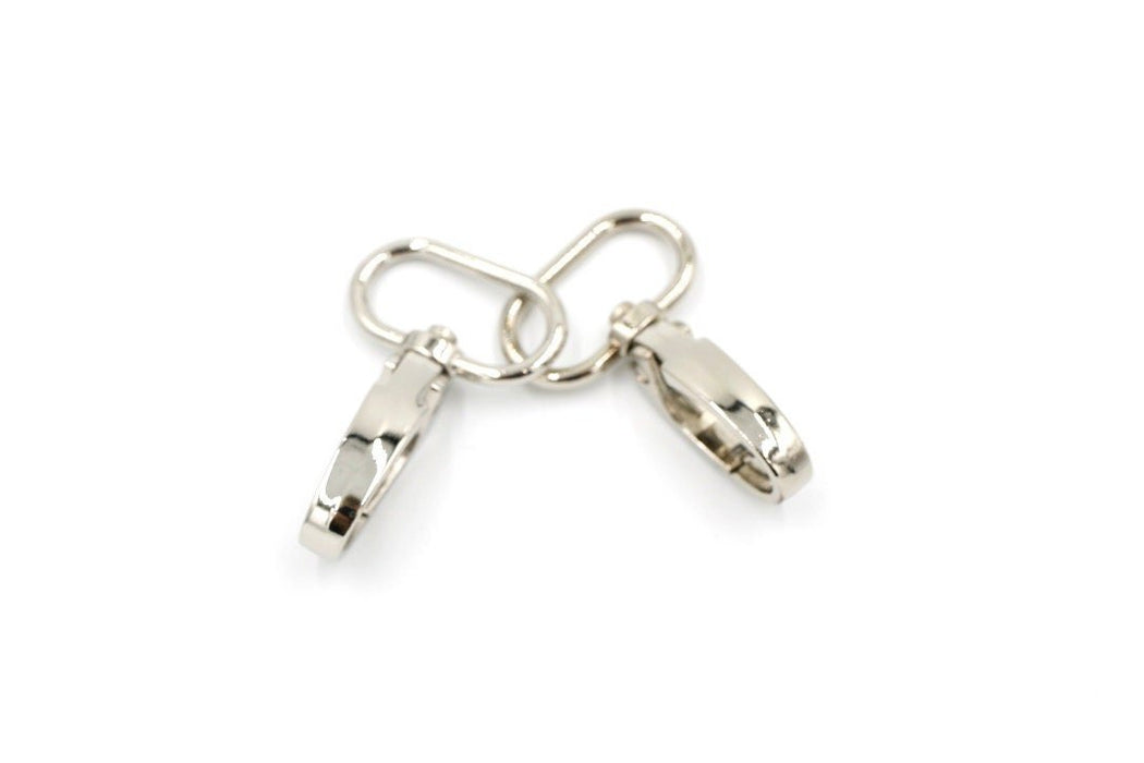 Silver 1 inch (25mm) Swivel Hook- Set of 2