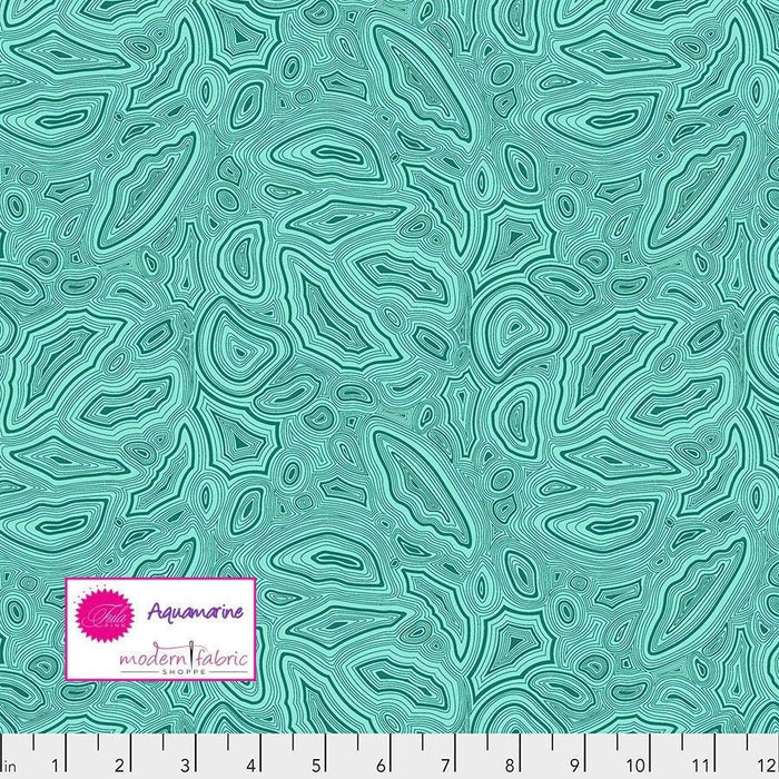 Tula Pink- True Colors Mineral- PWTP148.AQUAMARINE- Half Yard