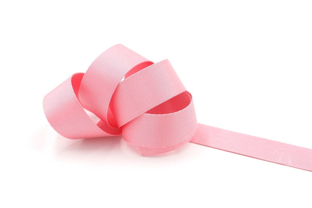 Light Pink 1 inch (25mm) width Nylon Webbing- by the yard