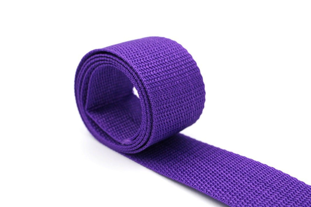 Purple Polypropylene 1.5 inch (38mm) width Webbing- by the yard