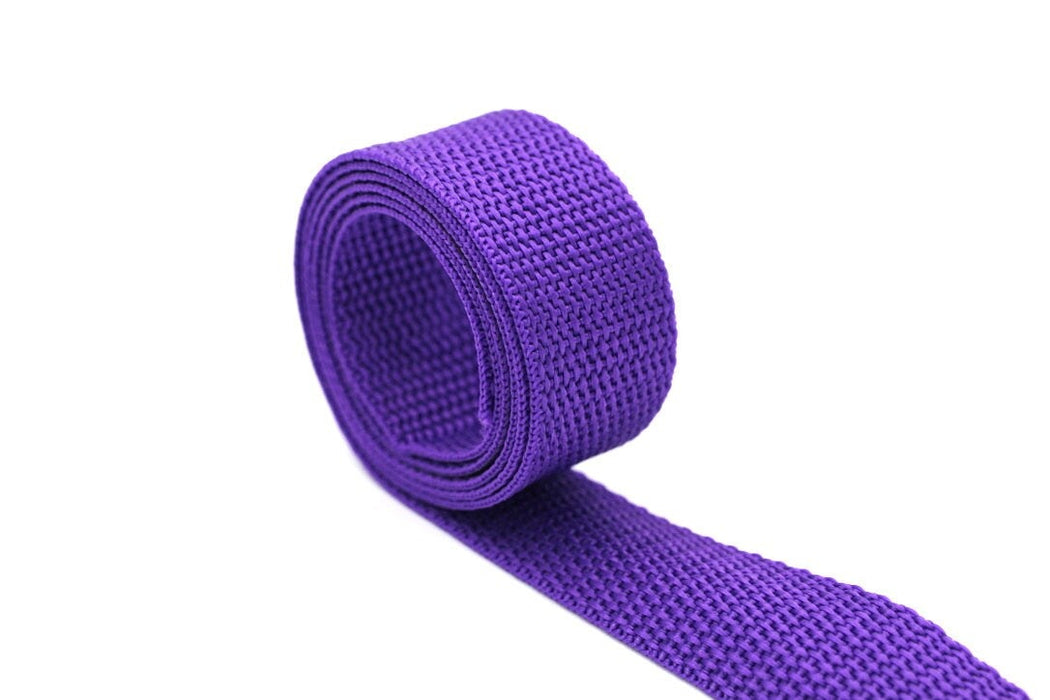 Purple Polypropylene 1 inch (25mm) width Webbing- by the yard