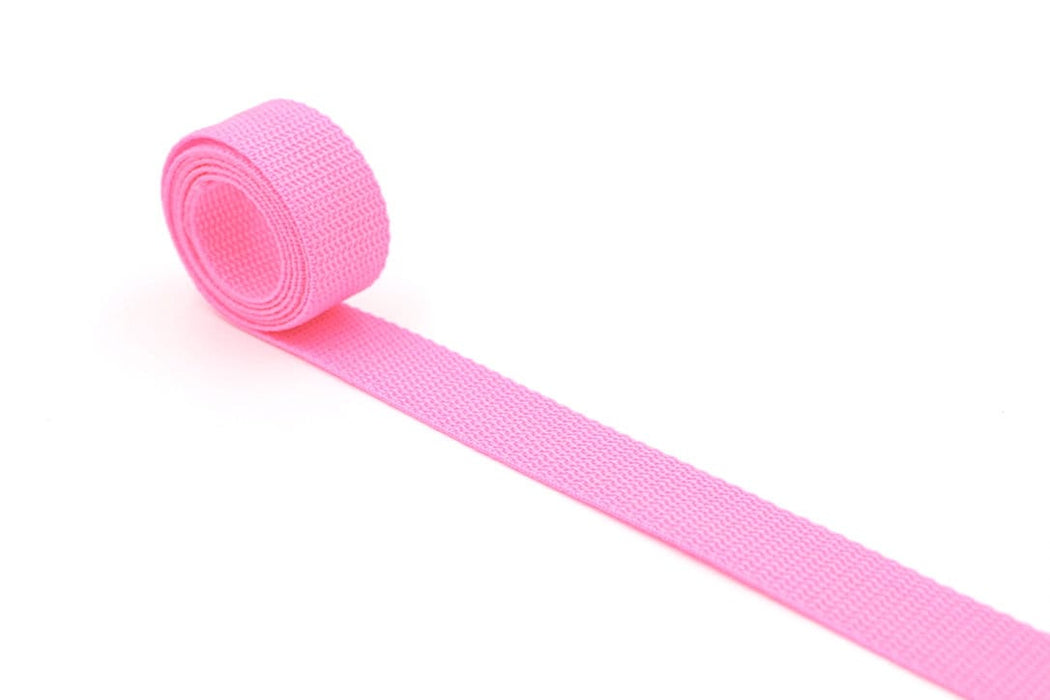 Neon Polypropylene 1 inch (25mm) width Webbing- by the yard