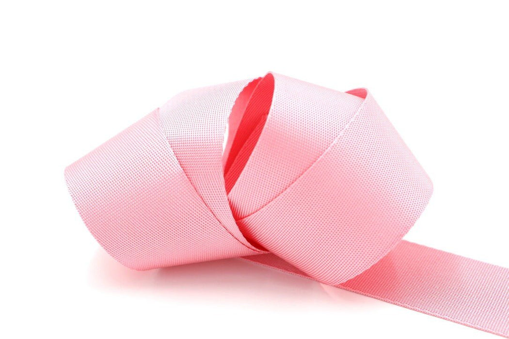 Light Pink 1.5 inch (38mm) width Nylon Webbing- by the yard