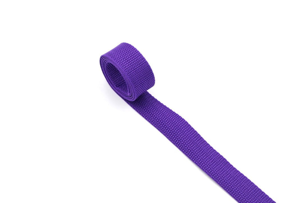 Purple Polypropylene 1 inch (25mm) width Webbing- by the yard