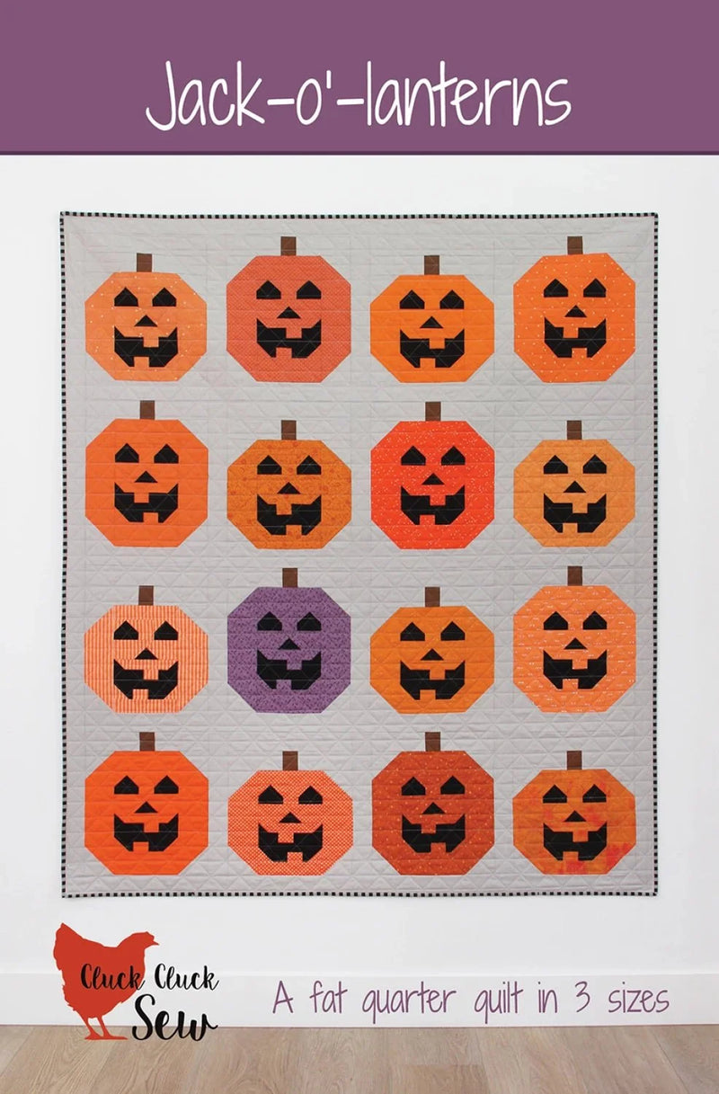 Jack-O-Lantern Quilt Pattern By Cluck Cluck Sew - Modern Fabric Shoppe
