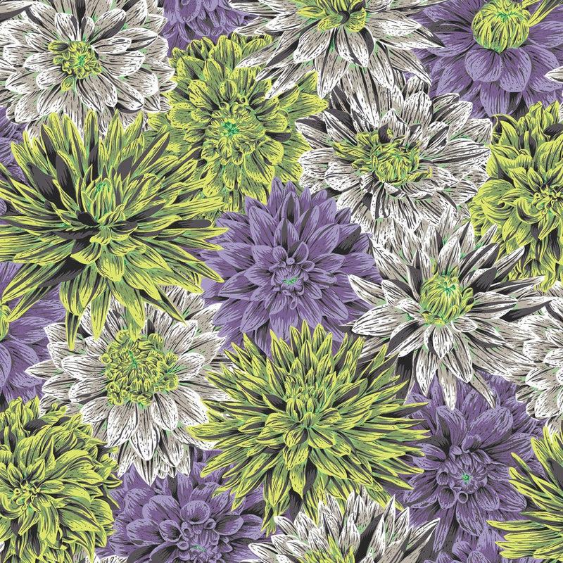Kaffe Fassett- 108" Wide Back- Bursting Stripes QBPJ008.CONTRAST- Half Yard- August 2026 - Modern Fabric Shoppe