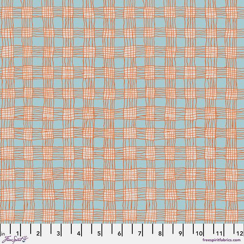 Kaffe Fassett August 2023 Collective - Gingham - PWBM089.GREY - Half Yard - Modern Fabric Shoppe
