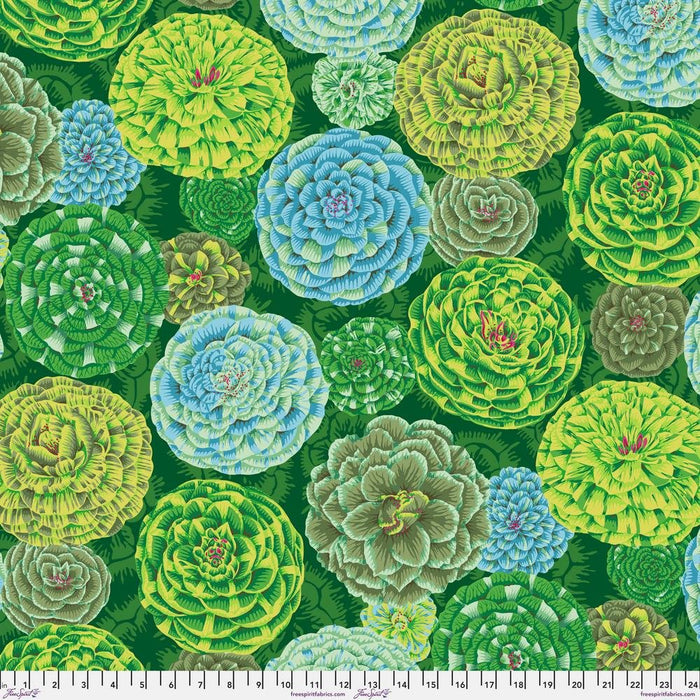 Kaffe Fassett August 2024 Collective - Japonica - PWPJ130.GREEN - Half Yard - Modern Fabric Shoppe