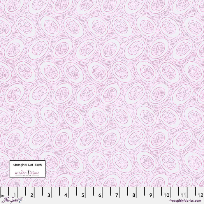 Kaffe Fassett Collective- Aboriginal Dot PWGP071.BLUSH- Half Yard - Modern Fabric Shoppe