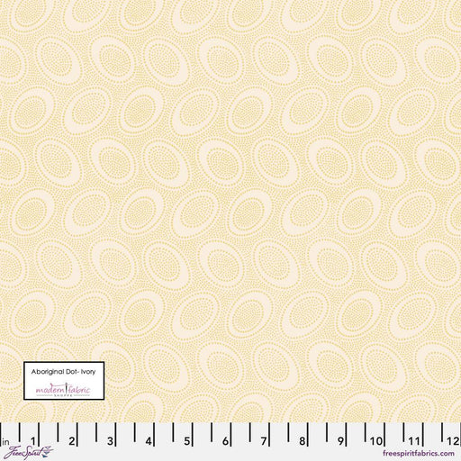 Kaffe Fassett Collective- Aboriginal Dot PWGP071.IVORY- Half Yard - Modern Fabric Shoppe