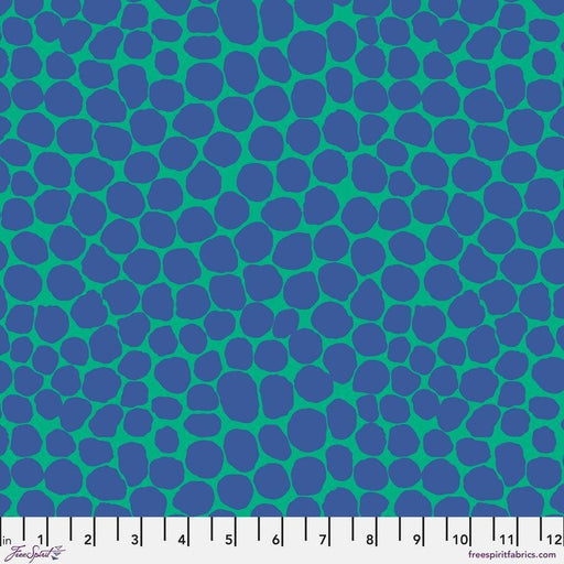 Kaffe Fassett Collective Fabric - Brandon Mably - Jumble PWBM053.OCEAN - Half Yard - Modern Fabric Shoppe
