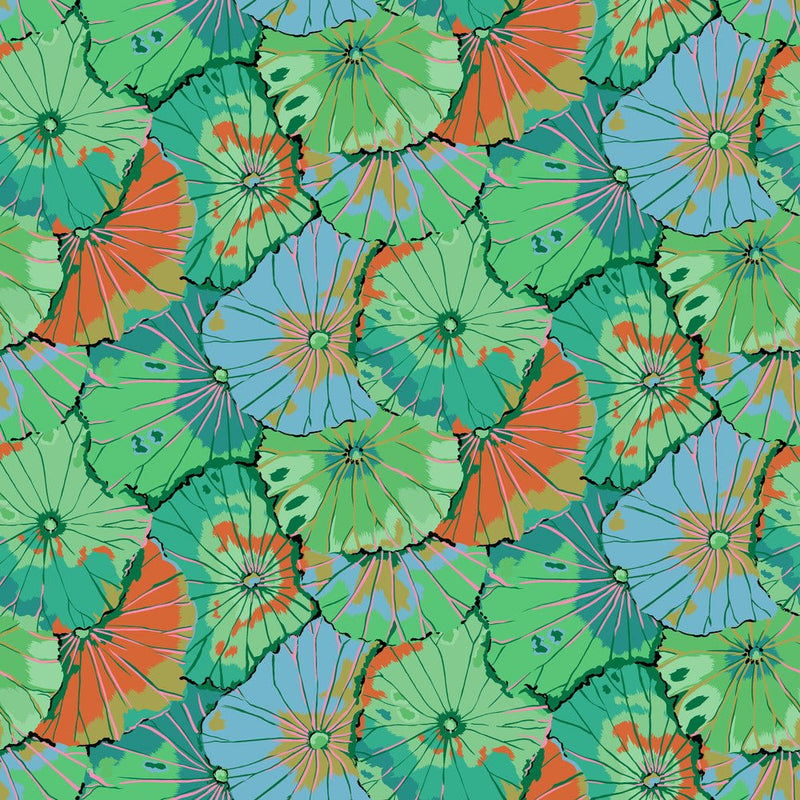 Kaffe Fassett Collective - Lotus Leaf PWGP029.EMERALD - Half Yard - Modern Fabric Shoppe