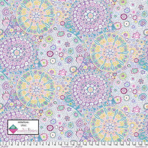 Kaffe Fassett Collective- Millefiore PWGP092.LILAC- Half Yard - Modern Fabric Shoppe