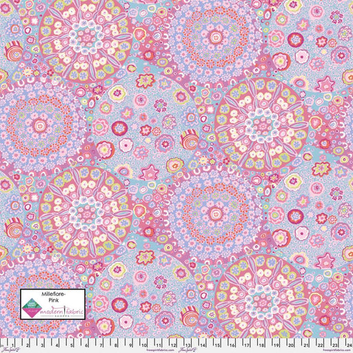 Kaffe Fassett Collective- Millefiore PWGP092.PINKX- Half Yard - Modern Fabric Shoppe