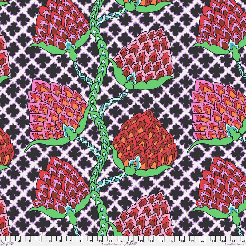 Kaffe Fassett Collective - Paisley Flower PWGP200.CONTRAST - Half Yard - Modern Fabric Shoppe