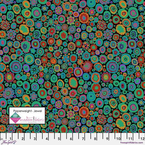 Kaffe Fassett Collective- Paperweight GP20.JEWEL- Half Yard - Modern Fabric Shoppe