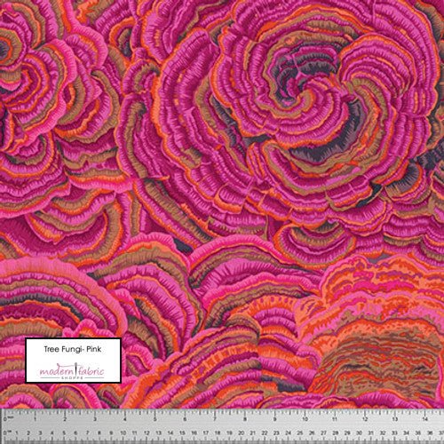 Kaffe Fassett Collective-Philip Jacob- Tree Fungi PWPJ082.PINKX- Half Yard - Modern Fabric Shoppe