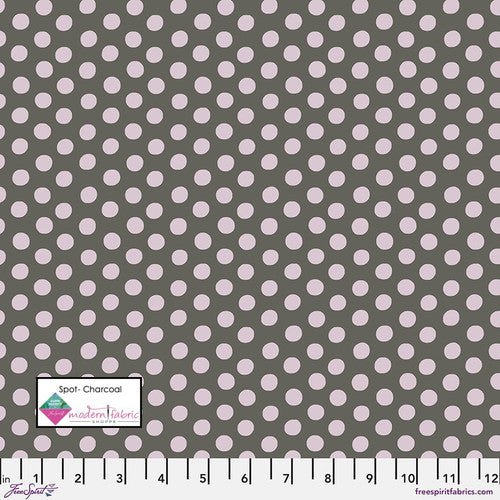 Kaffe Fassett Collective- Spot GP70.CHARCOAL- Half Yard - Modern Fabric Shoppe