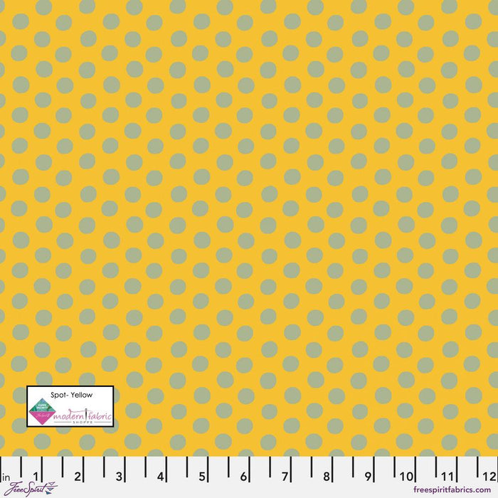 Kaffe Fassett Collective- Spot GP70.YELLO- Half Yard - Modern Fabric Shoppe