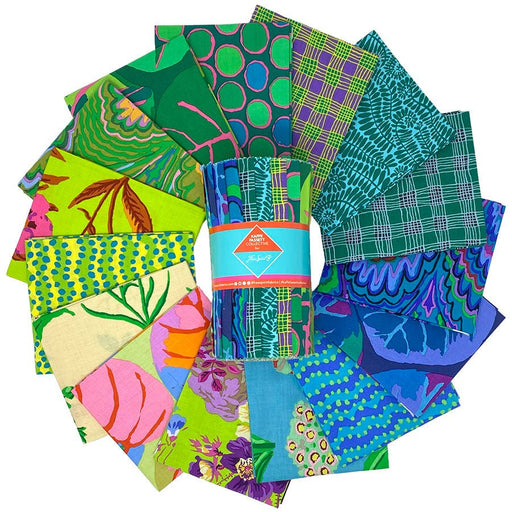 Kaffe Fassett - Cool - February 2025 Collection - 6 inch Designer Strip - Modern Fabric Shoppe