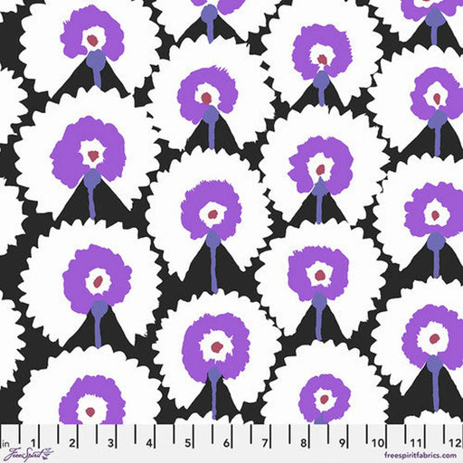 Kaffe Fassett February 2022 Collective - Kaffe Fassett - Regal Fans PWGP188.CONTRAST - Half Yard - Modern Fabric Shoppe