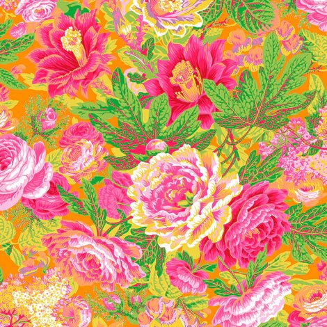 Kaffe Fassett February 2023 Collective - Philip Jacobs - Floral Burst - PWPJ029.YELLOW - Half Yard - Modern Fabric Shoppe