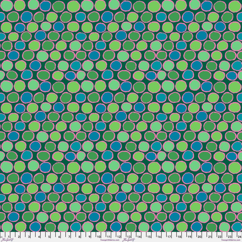 Kaffe Fassett February 2025 Collective - Penny - wise PWGP206.GREEN - Half Yard - Modern Fabric Shoppe