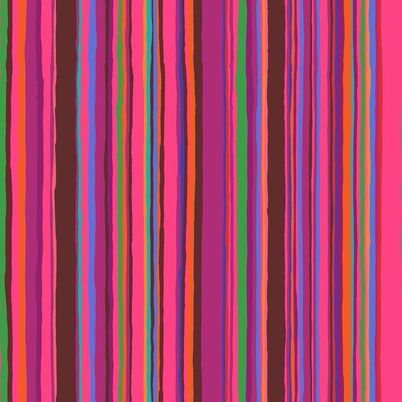 Kaffe Fassett February 2026 Collective - Echo Stripe PWGP209.RED - Half Yard - Modern Fabric Shoppe