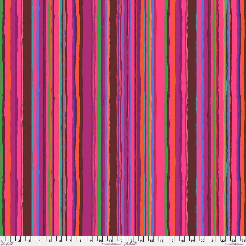 Kaffe Fassett February 2026 Collective - Echo Stripe PWGP209.RED - Half Yard - Modern Fabric Shoppe