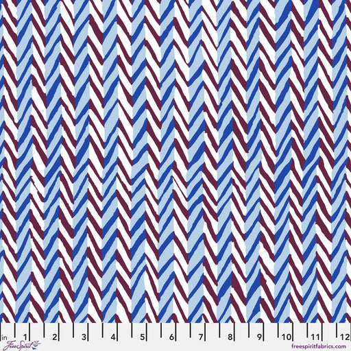 Kaffe Fassett February 2026 Collective - Herringbone Stripe PWBM019.CONTRAST - Half Yard - Modern Fabric Shoppe