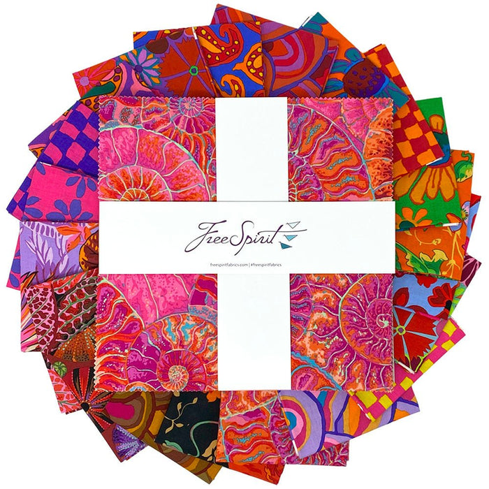 Kaffe Fassett - Hot - August 2024 Collection - 10 inch Bundle - Modern Fabric Shoppe