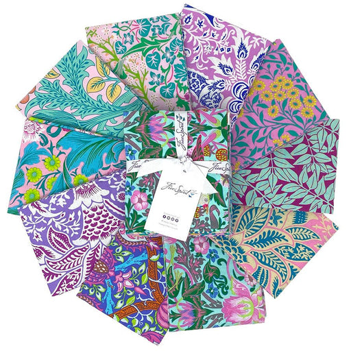 Kaffe Fassett - Morris & Co - BLUSH - December 2024 Collection - Fat Quarter Bundle - Modern Fabric Shoppe