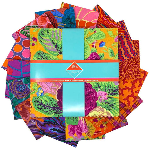 Kaffe Fassett - Warm - February 2025 Collection - 10 inch Charm Pack - Modern Fabric Shoppe