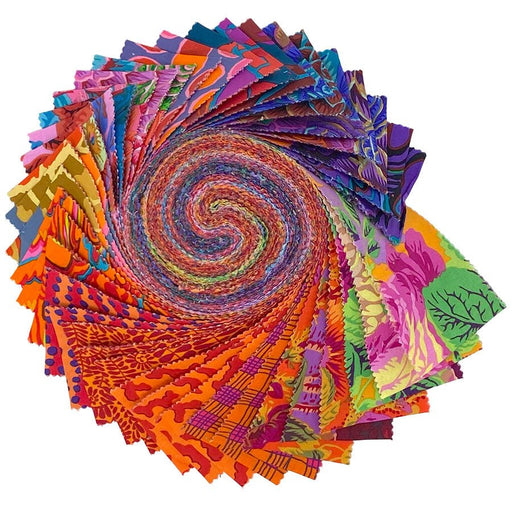 Kaffe Fassett - Warm - February 2025 Collection - 2.5 inch Designer Strip - Modern Fabric Shoppe