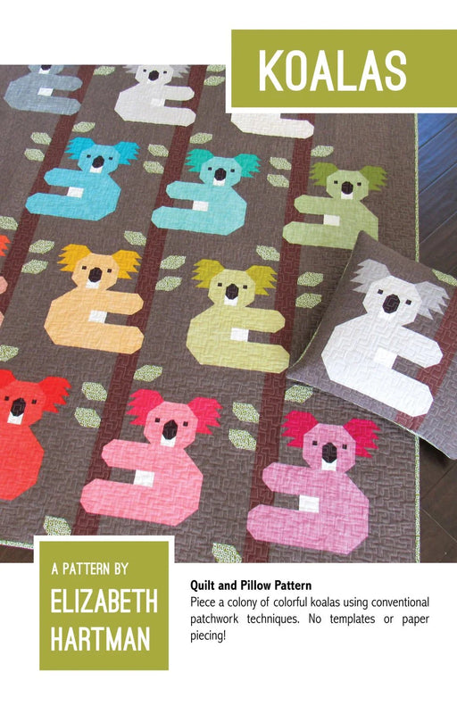 Koalas Quilt Pattern By Elizabeth Hartman - Modern Fabric Shoppe