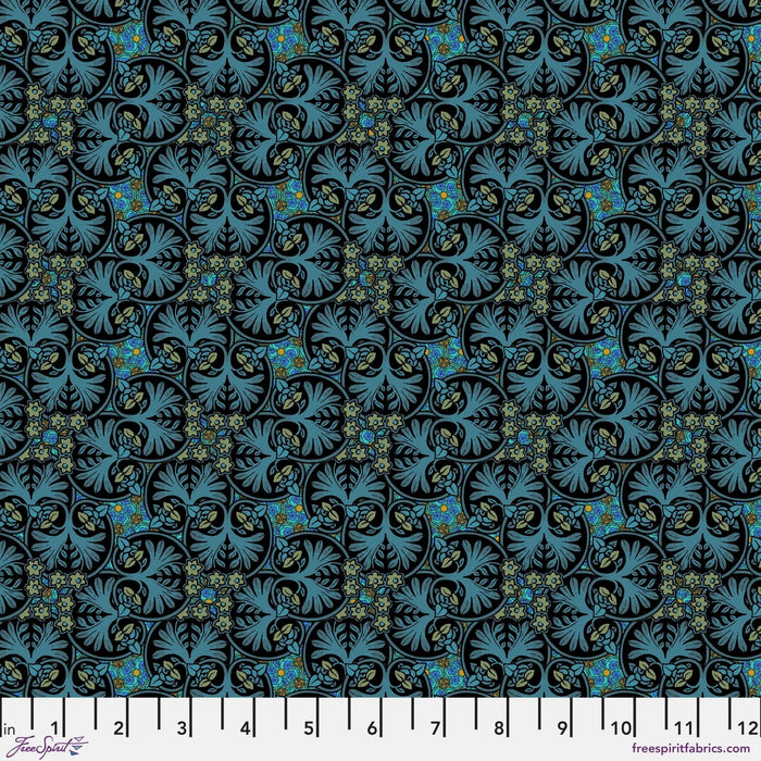 Language of Flowers by Odile Bailloeul - William PWOB108.NOIR - Half Yard - November 2024 - Modern Fabric Shoppe