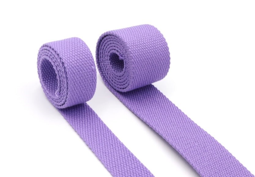 Lavender Cotton 1 1/2 inch (38mm) width Webbing - by the yard - Modern Fabric Shoppe