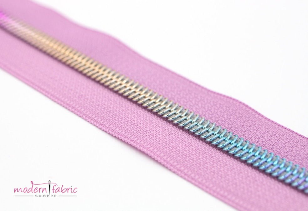 Lavender- #5 Rainbow Nylon Coil Zipper Tape