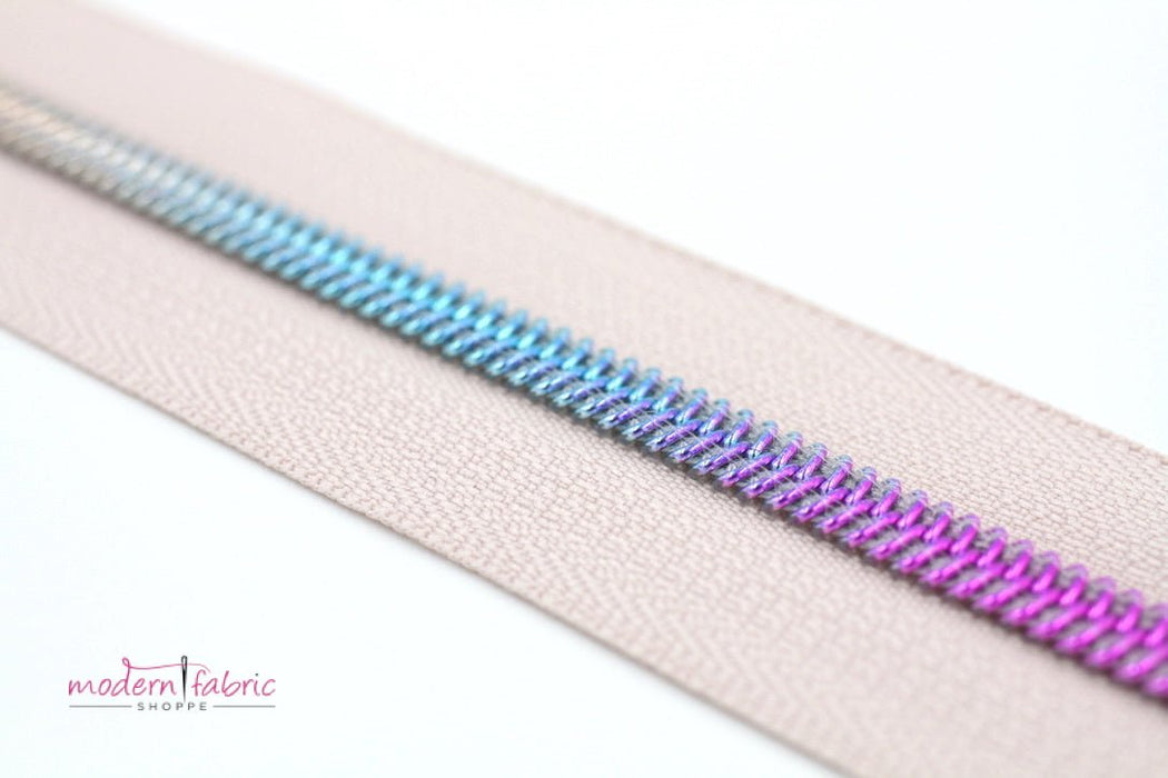 Light Lavender- #5 Rainbow Nylon Coil Zipper Tape