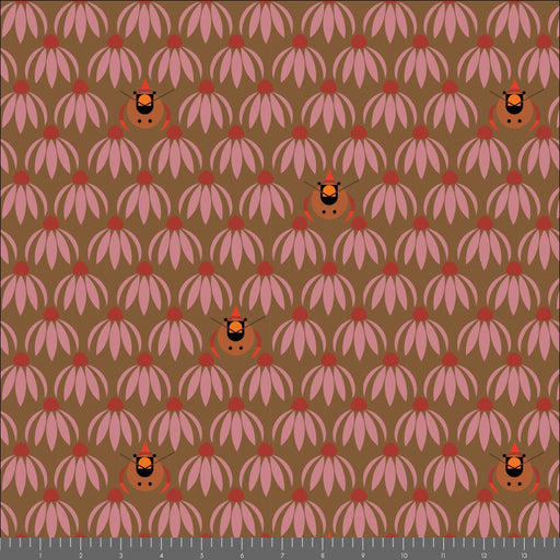 Long Branch by Charley Harper- Cardinal CH-470 Camo- Half Yard- October 2026 - Modern Fabric Shoppe
