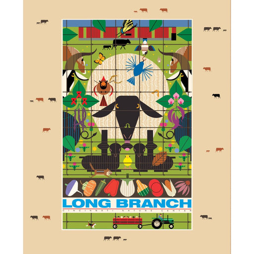 Long Branch by Charley Harper- Long Branch Panel CH-466 Yard- October 2027 - Modern Fabric Shoppe