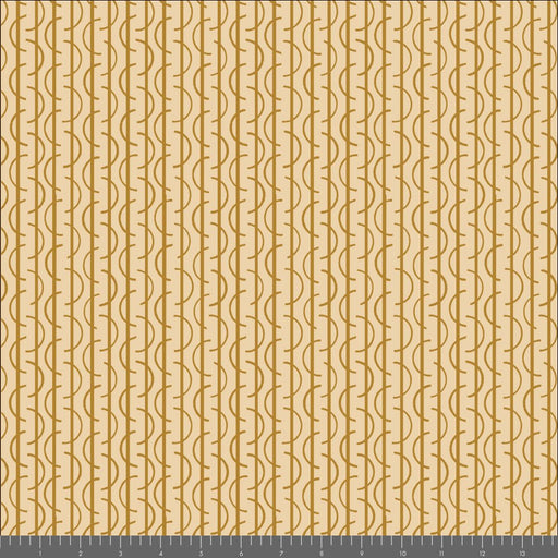 Long Branch by Charley Harper- Long Branch Wool CH-475 Chai- Half Yard- October 2026 - Modern Fabric Shoppe