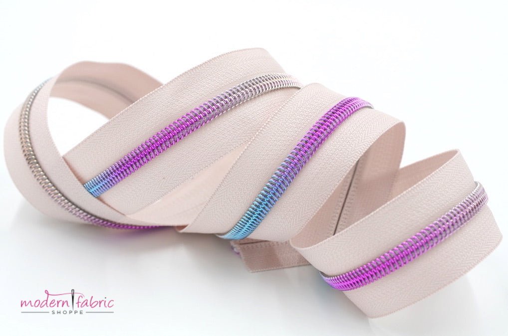Light Lavender- #5 Rainbow Nylon Coil Zipper Tape