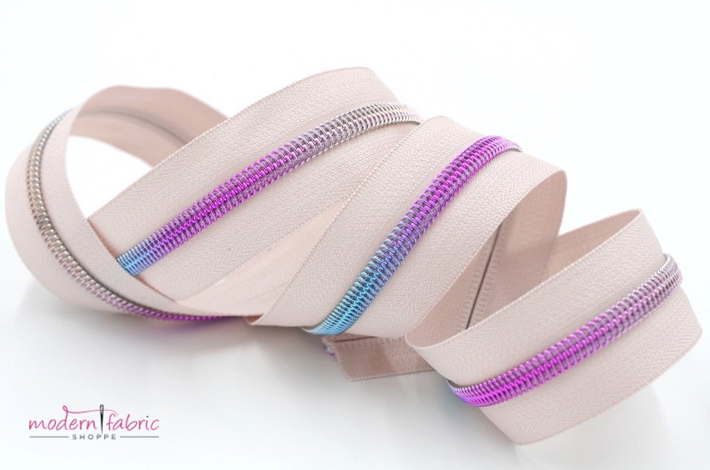 Light Lavender- #5 Rainbow Nylon Coil Zipper Tape