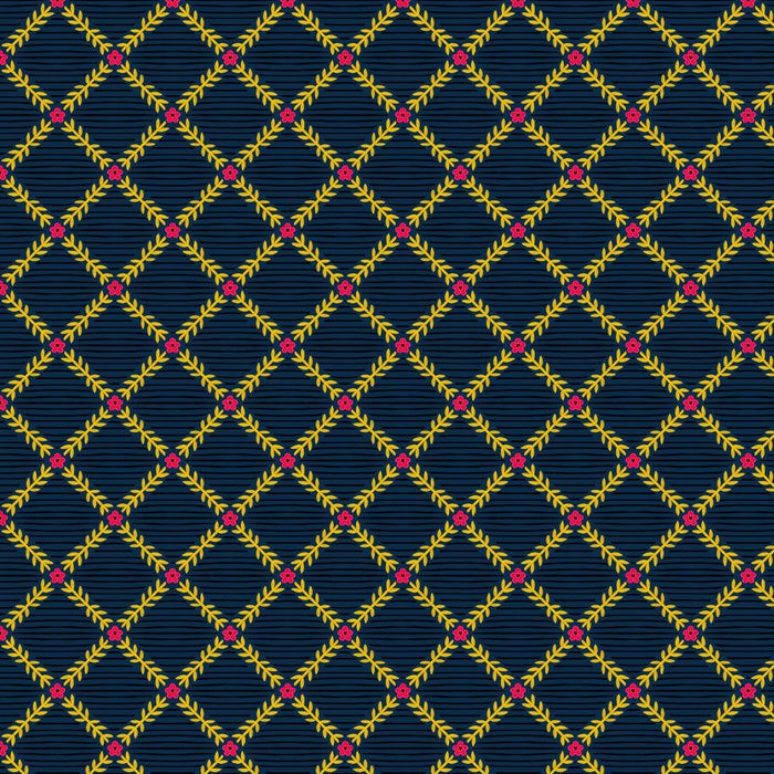 Magic Makers by Cori Dantini - Criss Cross PWCD125.XNAVY - November 2024 - Modern Fabric Shoppe